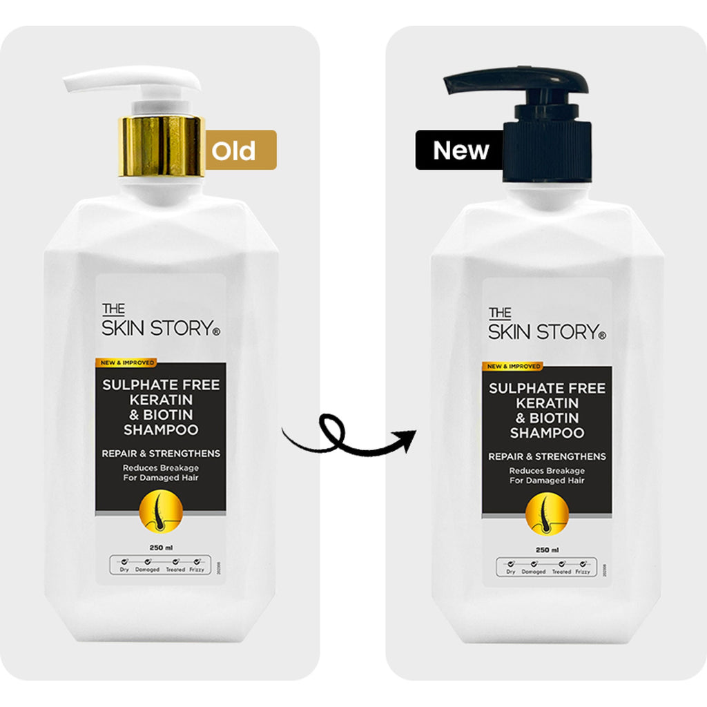 The Skin Story Sulphate Free Keratin Smooth Shampoo For Dry Damaged Hair | Grocsy