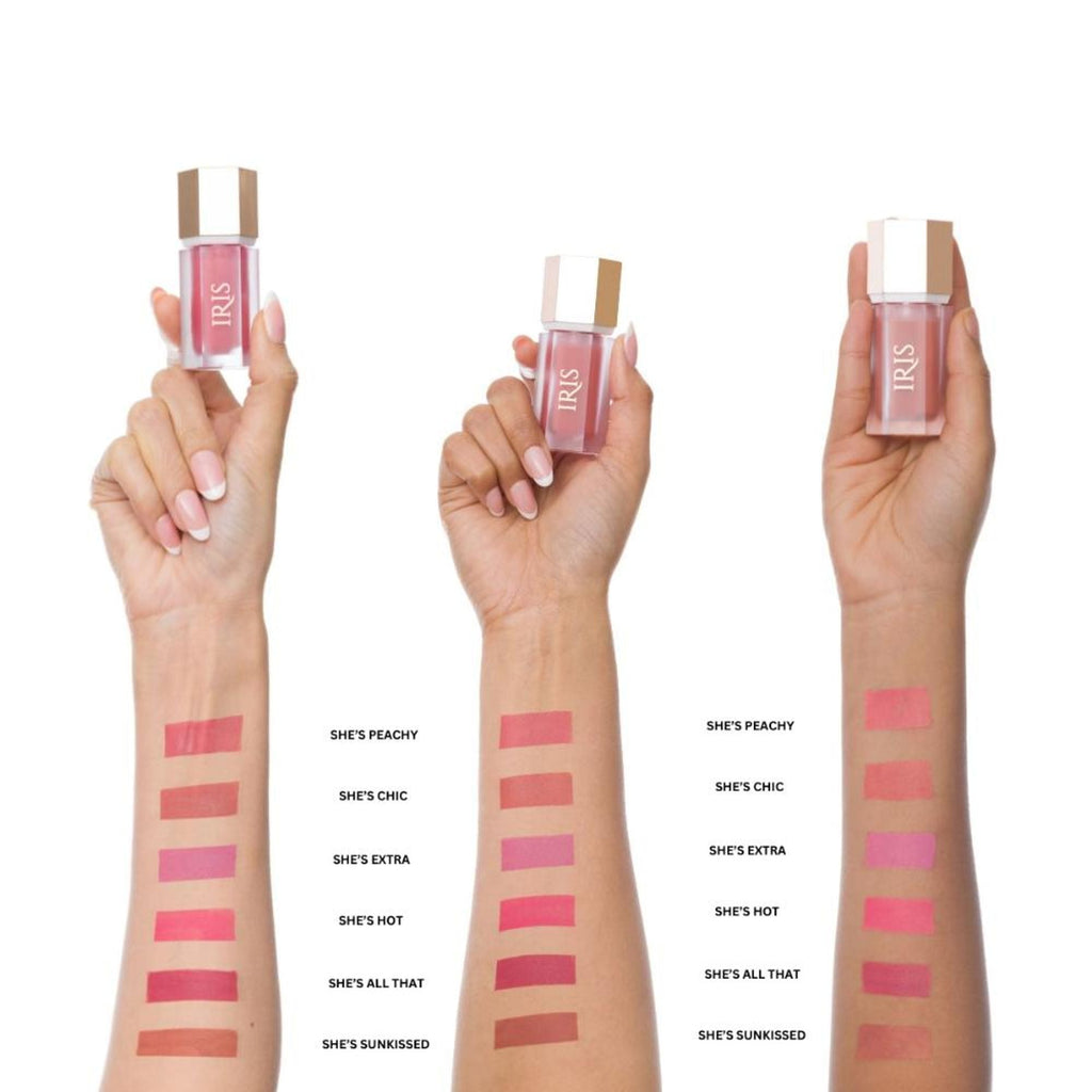 IRIS COSMETICS Oh! She Blushes Liquid Blush - Nude Pink | Grocsy