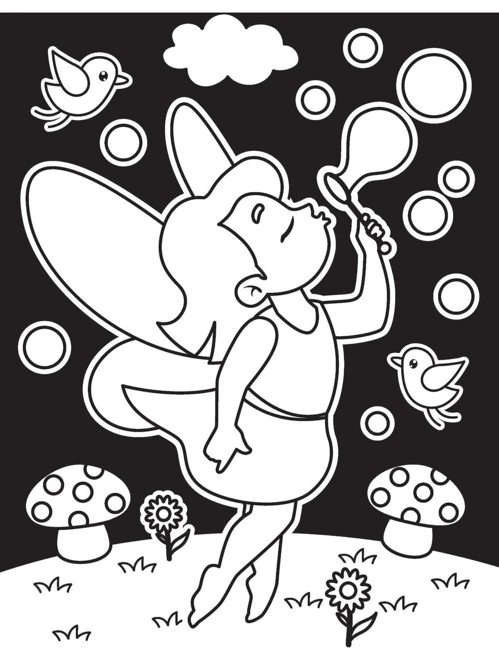 Dreamland Publications Little Fairy Neon Colour and Sticker Dots Book Over 500 Stickers For Kids | Grocsy