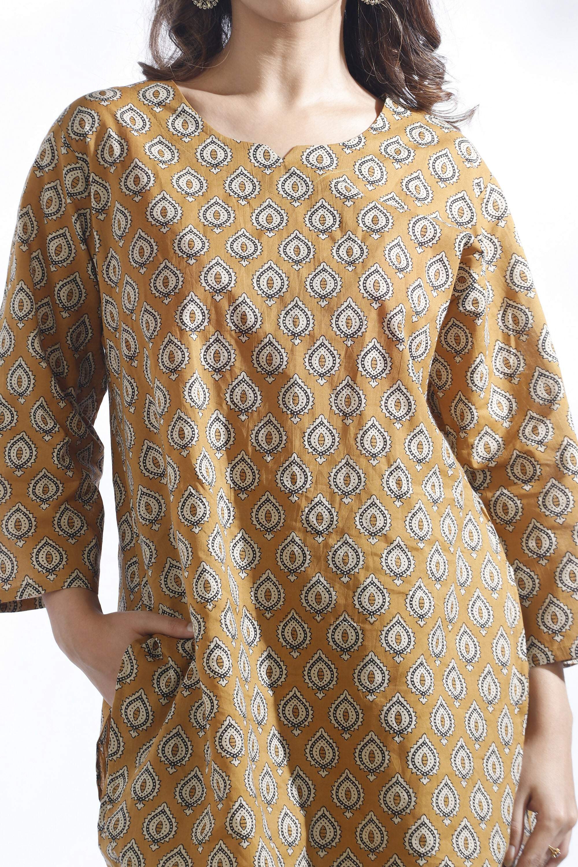 Breathables Yellow Butta Cotton Co-Ord Set | Grocsy