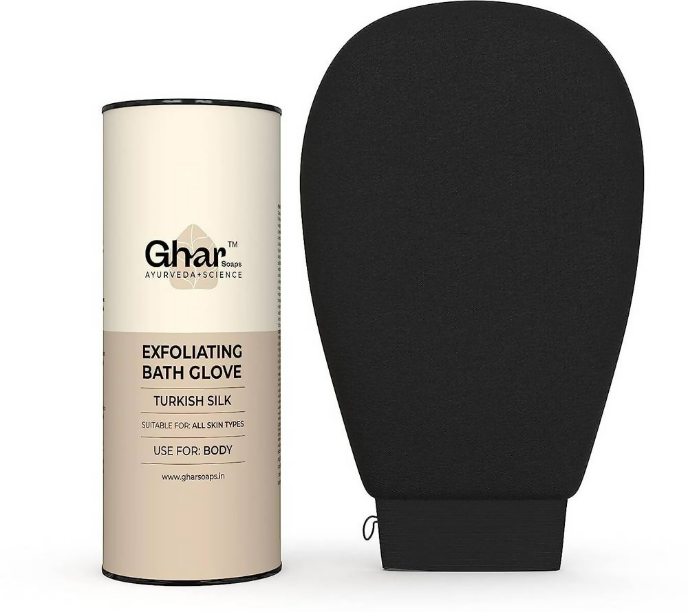 Ghar Soaps Exfoliating Glove For Body Scrub For Dead Skin | Grocsy