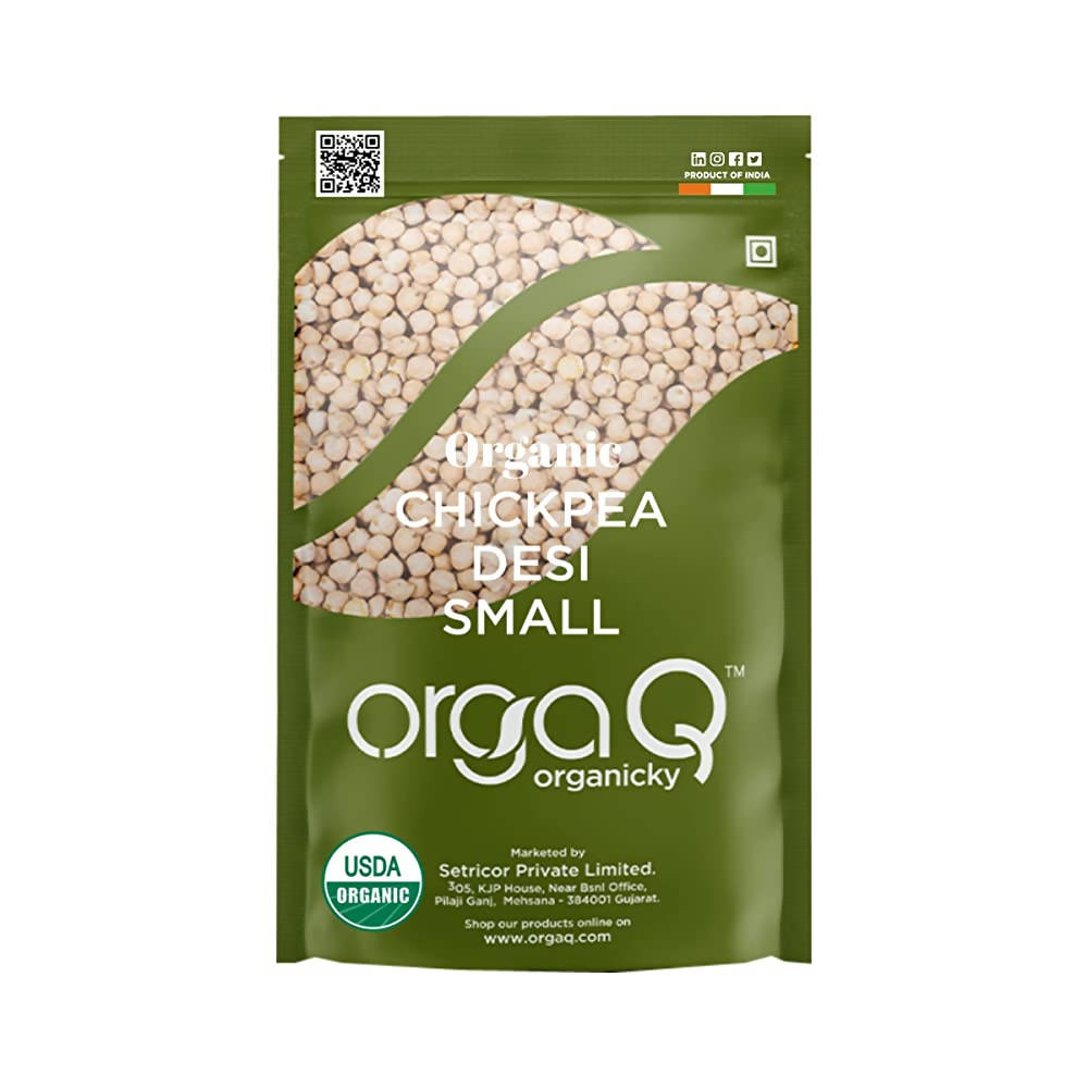 OrgaQ Chickpea Desi Small | Grocsy