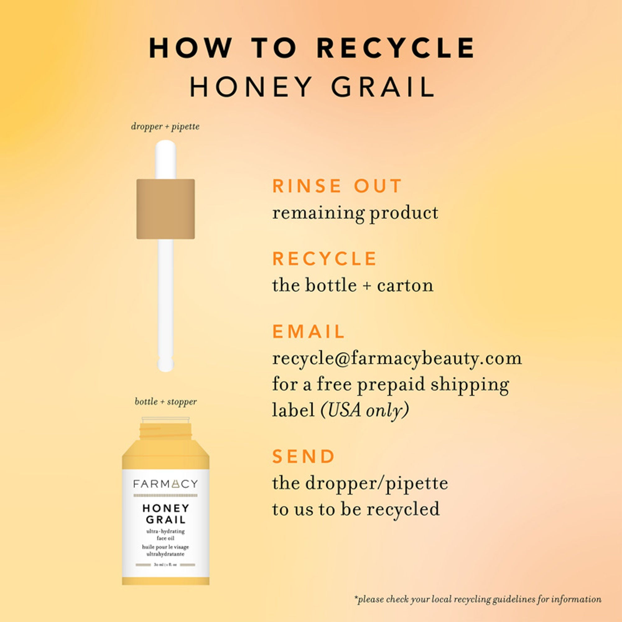 Farmacy Beauty Honey Grail Ultra-Hydrating Face Oil | Grocsy