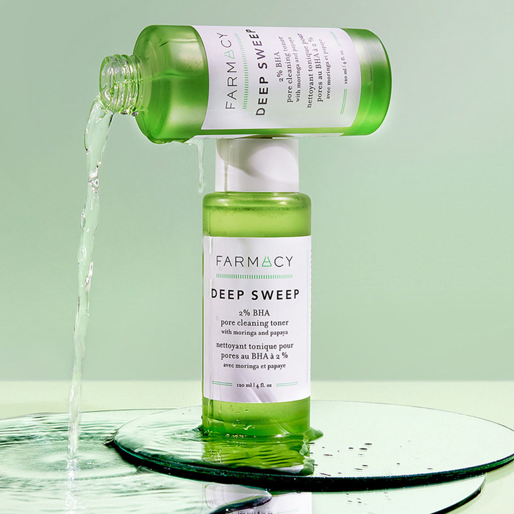 Farmacy Beauty Deep Sweep 2% BHA Pore Cleaning Toner With Salicylic Acid & Moringa Water | Grocsy