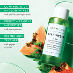 Farmacy Beauty Deep Sweep 2% BHA Pore Cleaning Toner With Salicylic Acid & Moringa Water | Grocsy
