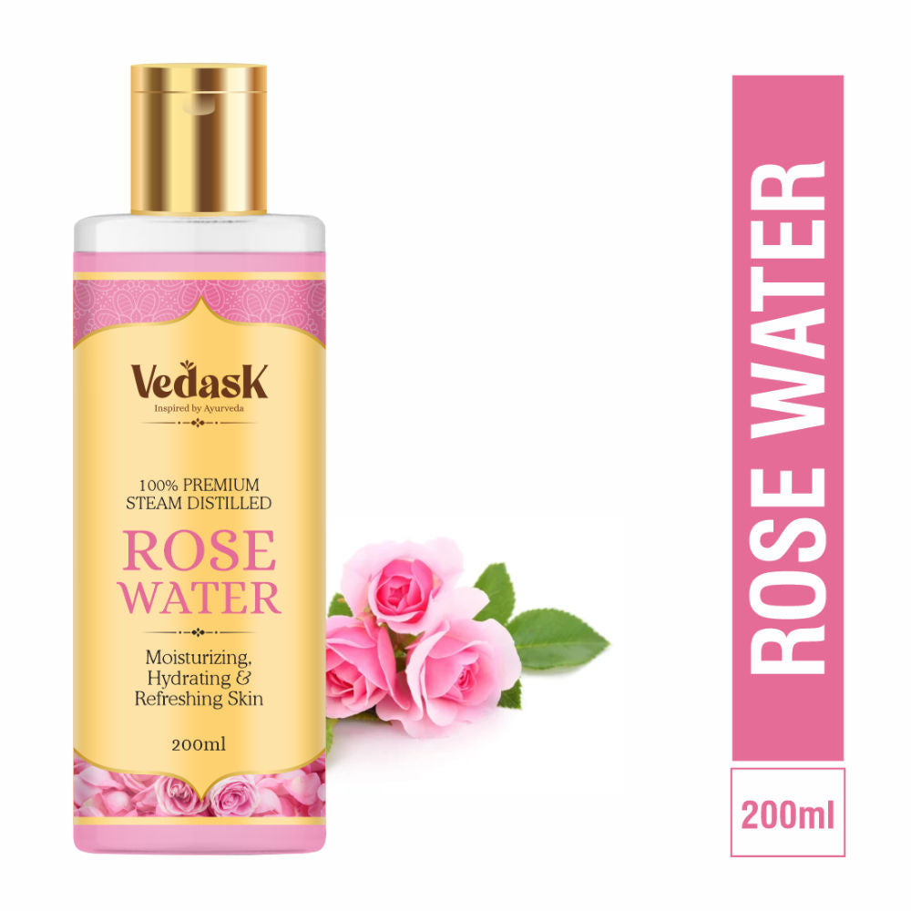 Vedask Organic 100% Natural Rose Water Toner | Grocsy
