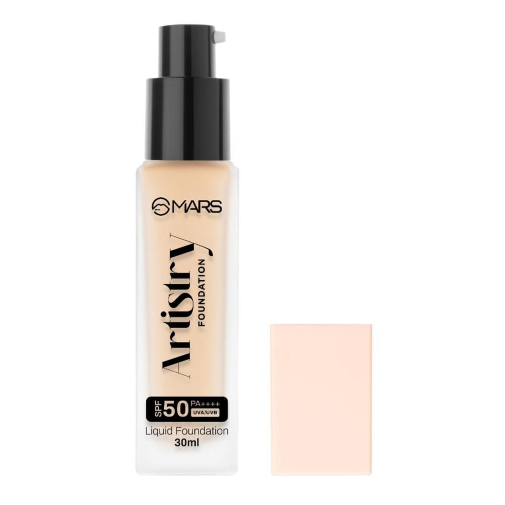 MARS Cosmetics Artistry Liquid Foundation - 02-Soft Beige | Grocsy