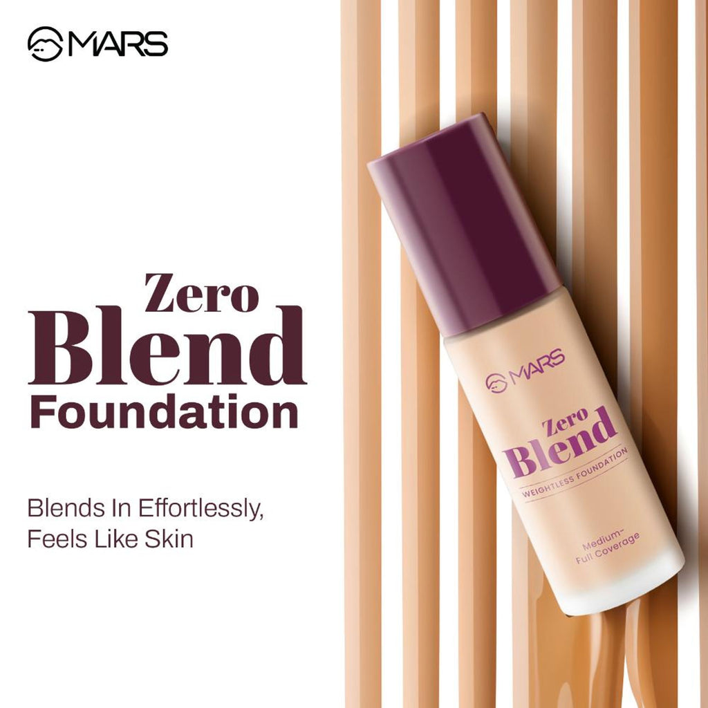 MARS Cosmetics SPF30 PA+++ Zero Blend Weightless Foundation - 05 Biscotti Bliss | Grocsy