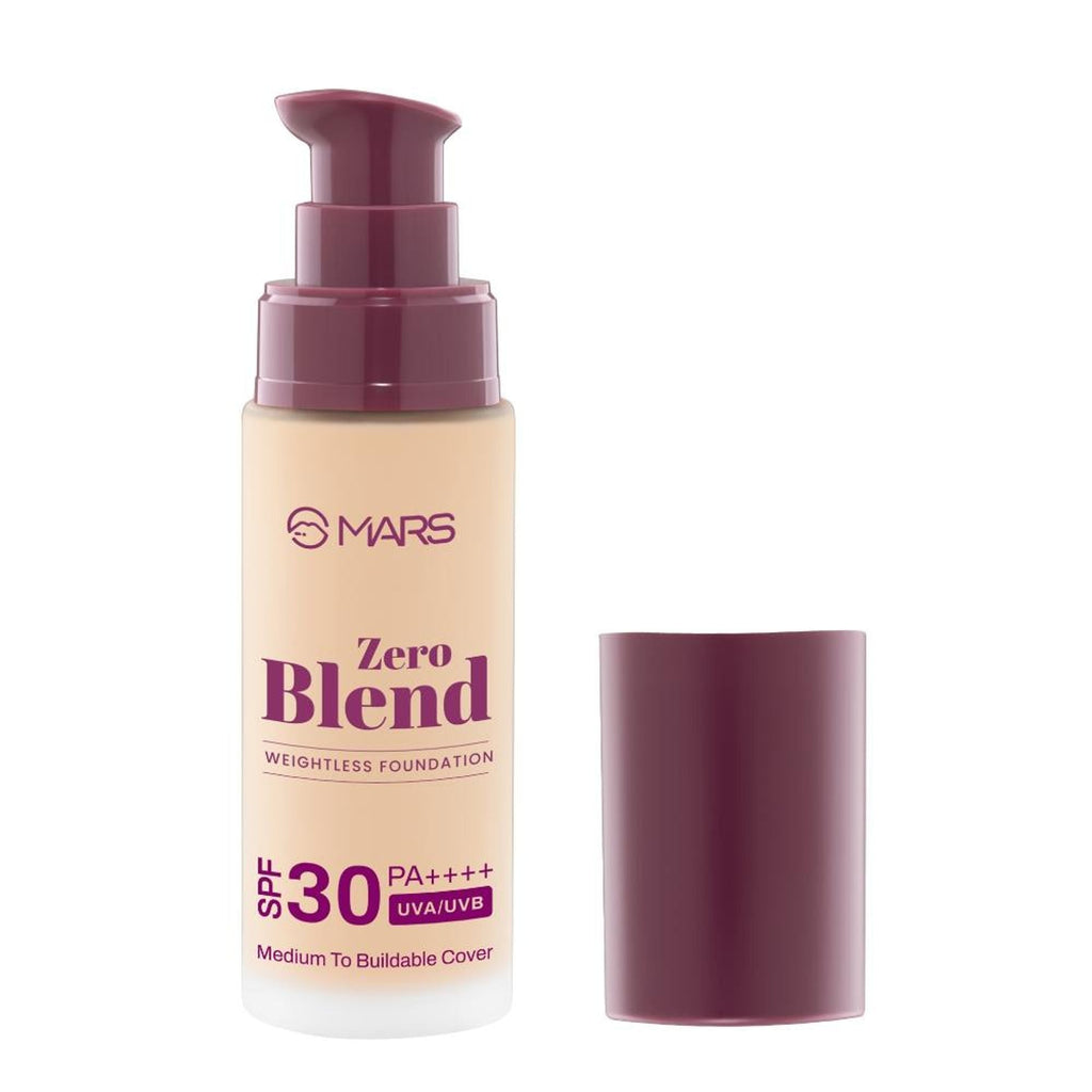 MARS Cosmetics SPF30 PA+++ Zero Blend Weightless Foundation - 05 Biscotti Bliss | Grocsy
