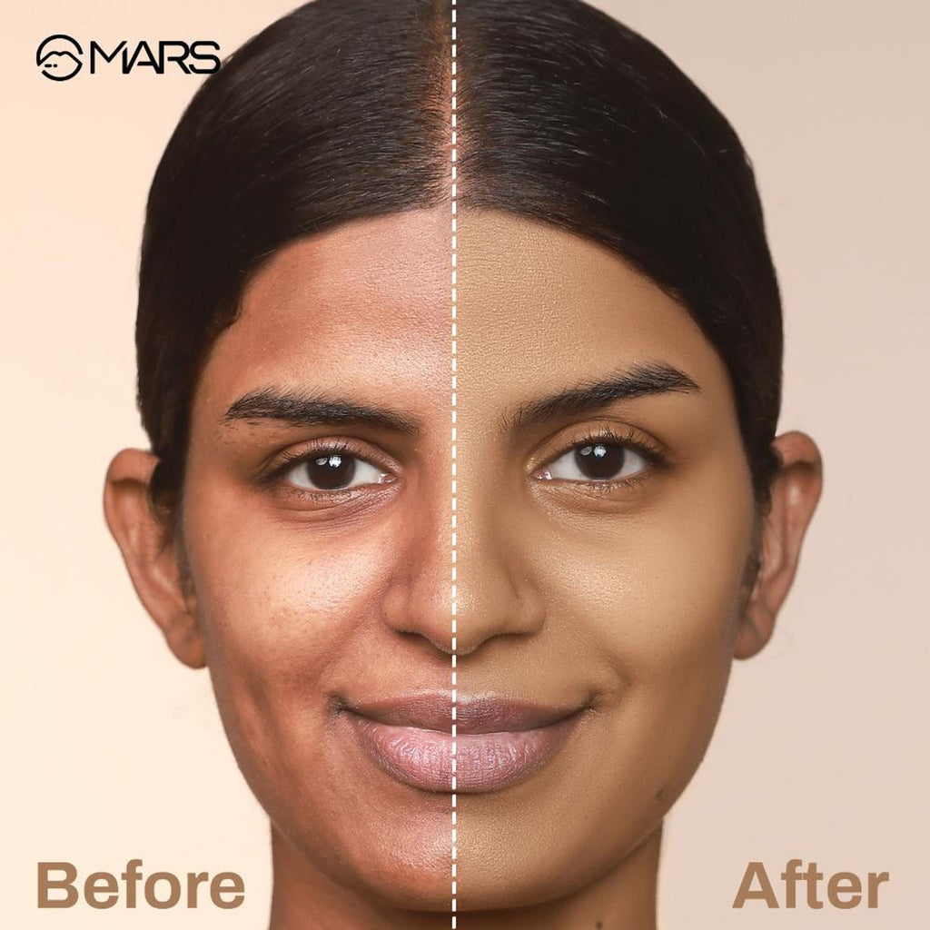 MARS Cosmetics SPF30 PA+++ Zero Blend Weightless Foundation - 07 Caramel Glow | Grocsy