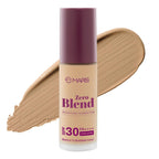 MARS Cosmetics SPF30 PA+++ Zero Blend Weightless Foundation - 10 Chestnut Cocoa | Grocsy