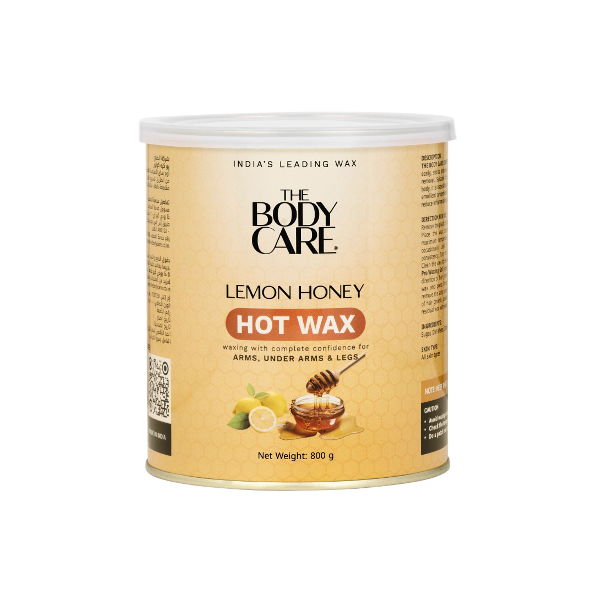 The Body Care Lemon Honey Hot Wax | Grocsy