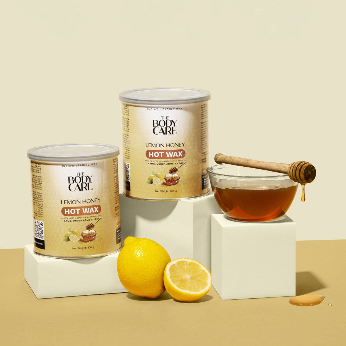The Body Care Lemon Honey Hot Wax | Grocsy