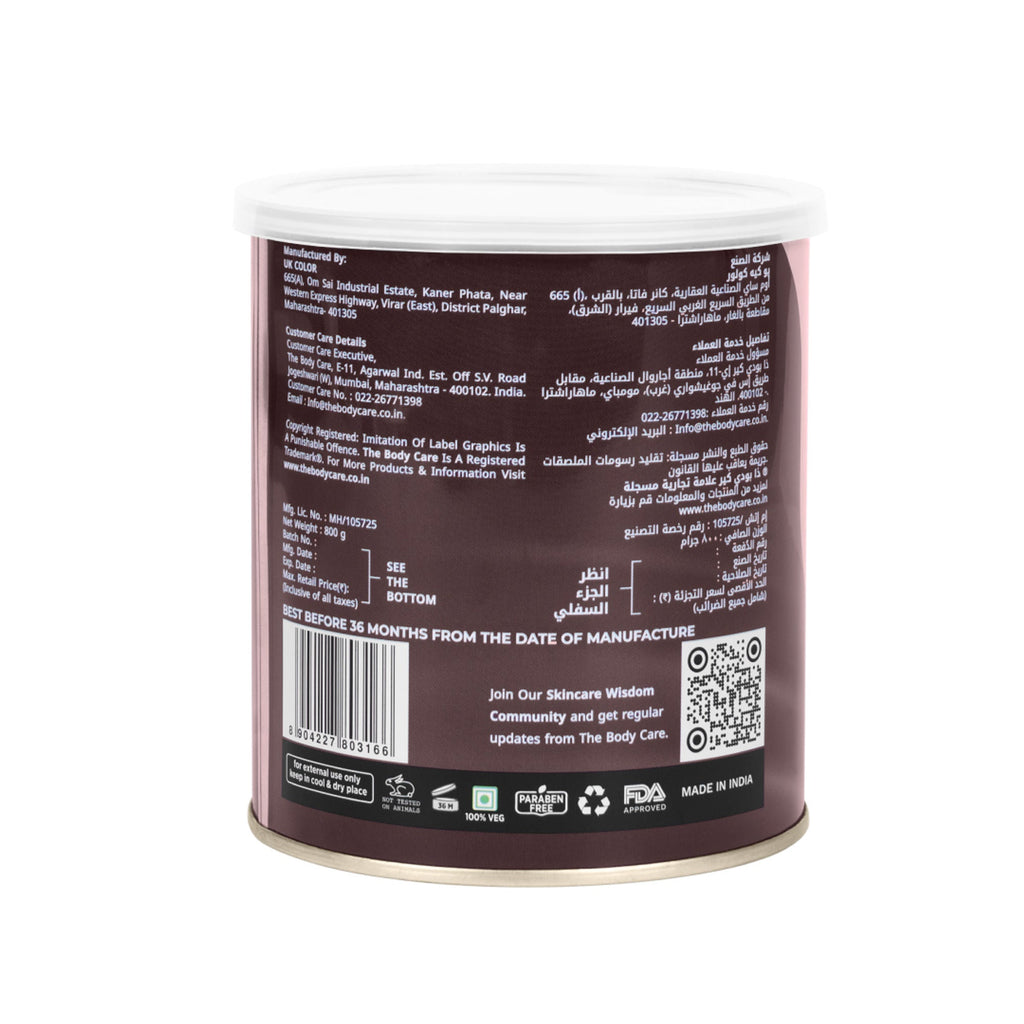 The Body Care Natural Chocolate Wax | Grocsy