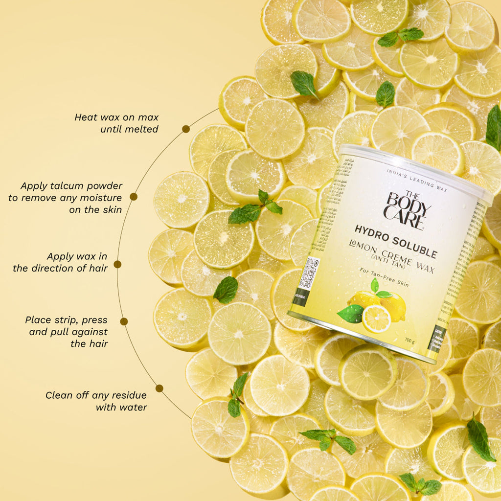 The Body Care Hydrosoluble Lemon Creme Wax (Anti-Tan) | Grocsy