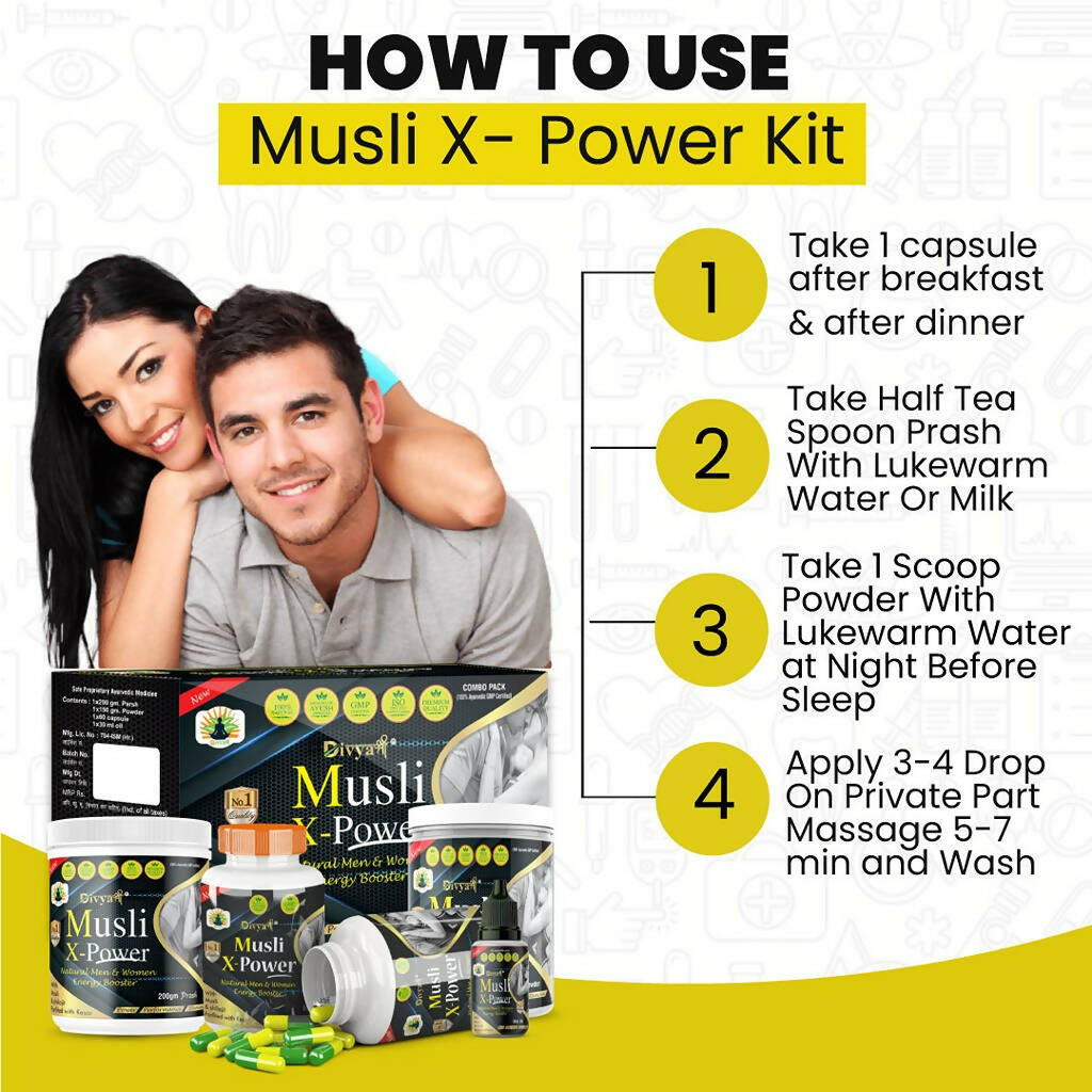 Divya Shree Musli X-Powder Kit | Grocsy