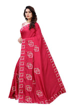 Vamika Red Dola Silk Embroidery Saree (MESHVI PINK) | Grocsy