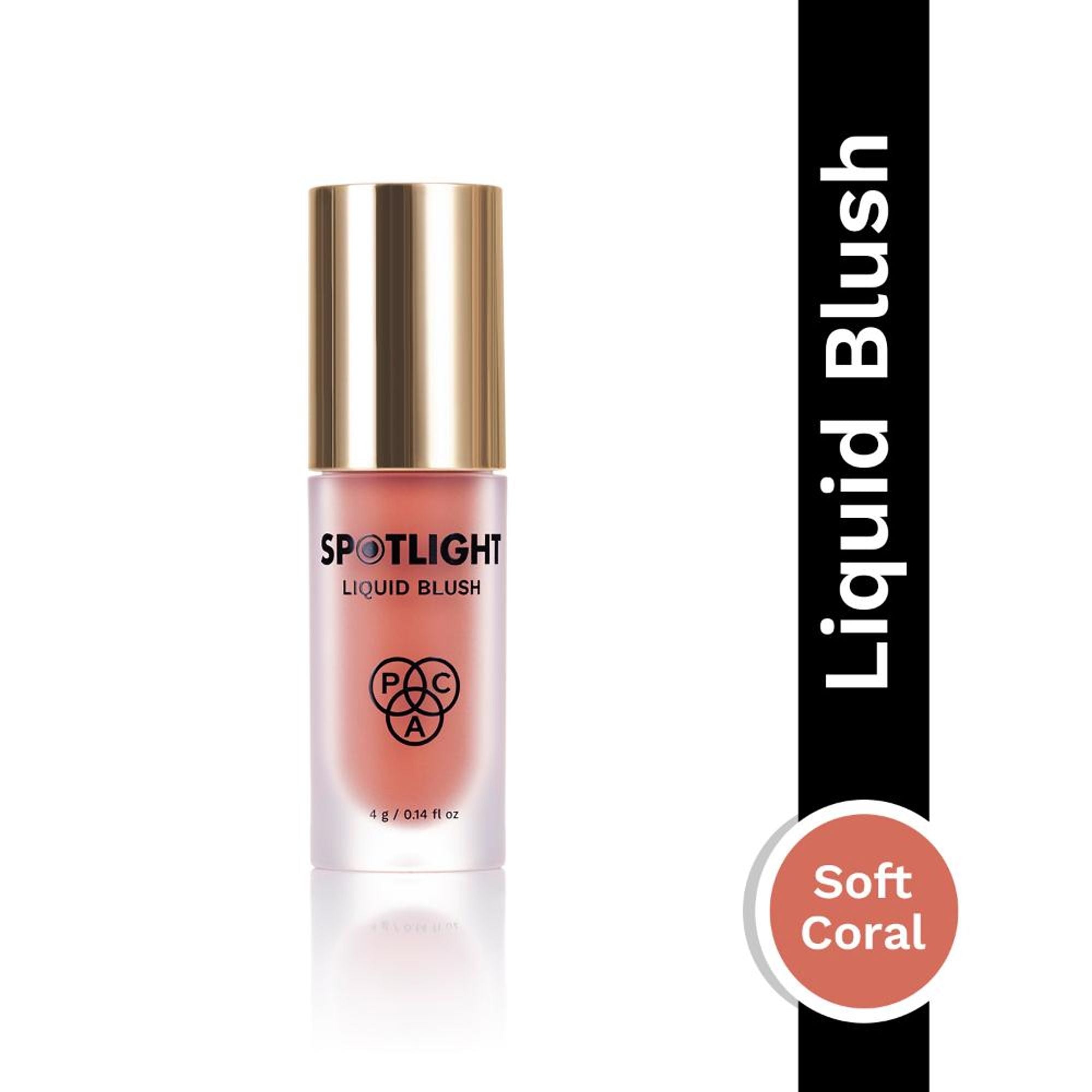PAC Studio Spotlight Liquid Blush - Soft Coral | Grocsy