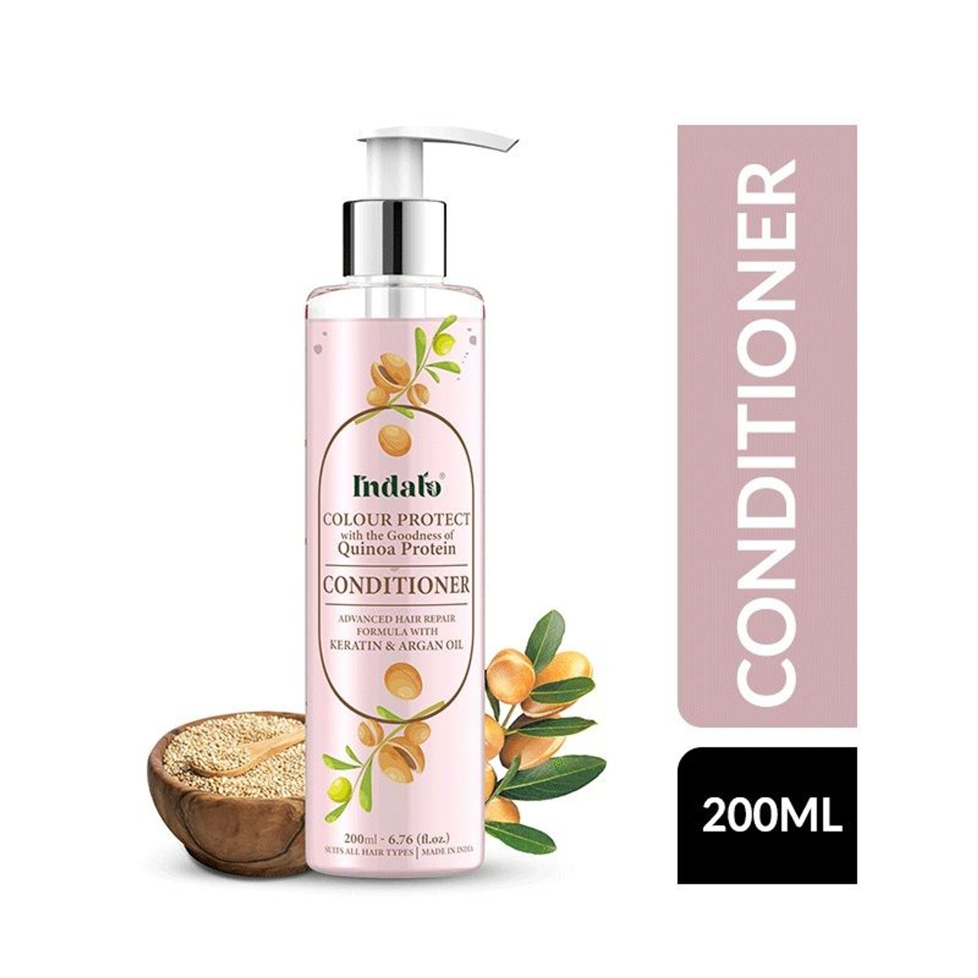 Indalo Quinoa Protein Colour Protect Conditioner With Keratin | Grocsy