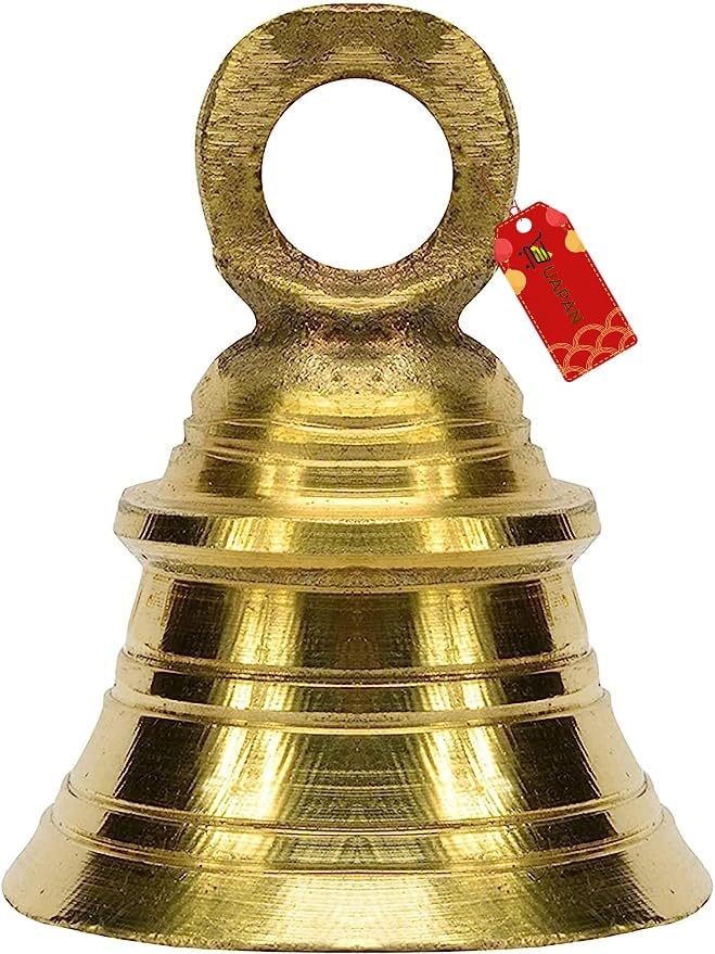 Uapan Brass Hanging Bell For Festival Home Decoration With J Hock | Grocsy