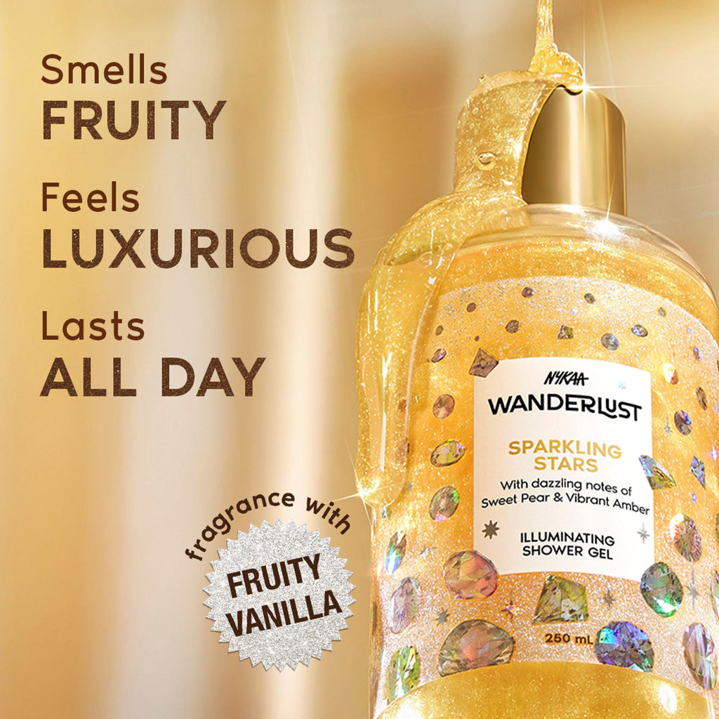 Wanderlust Shower Gels - Sparkling Stars | Grocsy