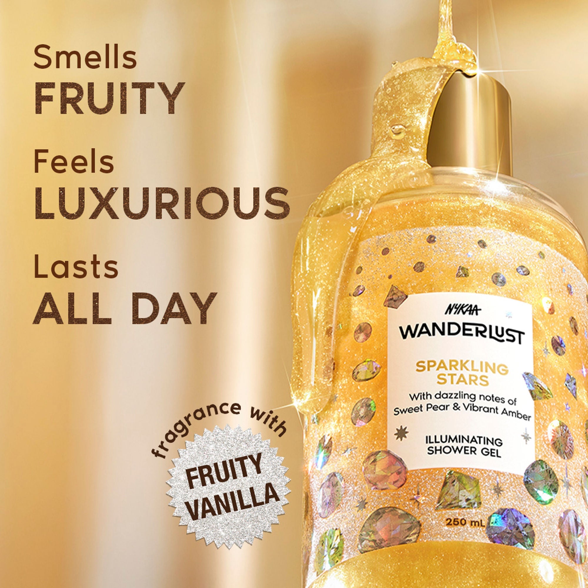 Wanderlust Shower Gels - Sparkling Stars | Grocsy