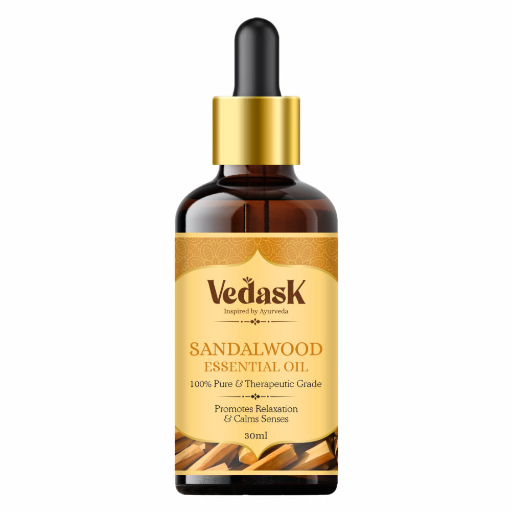 Vedask Organic Sandalwood Essential Oil | Grocsy