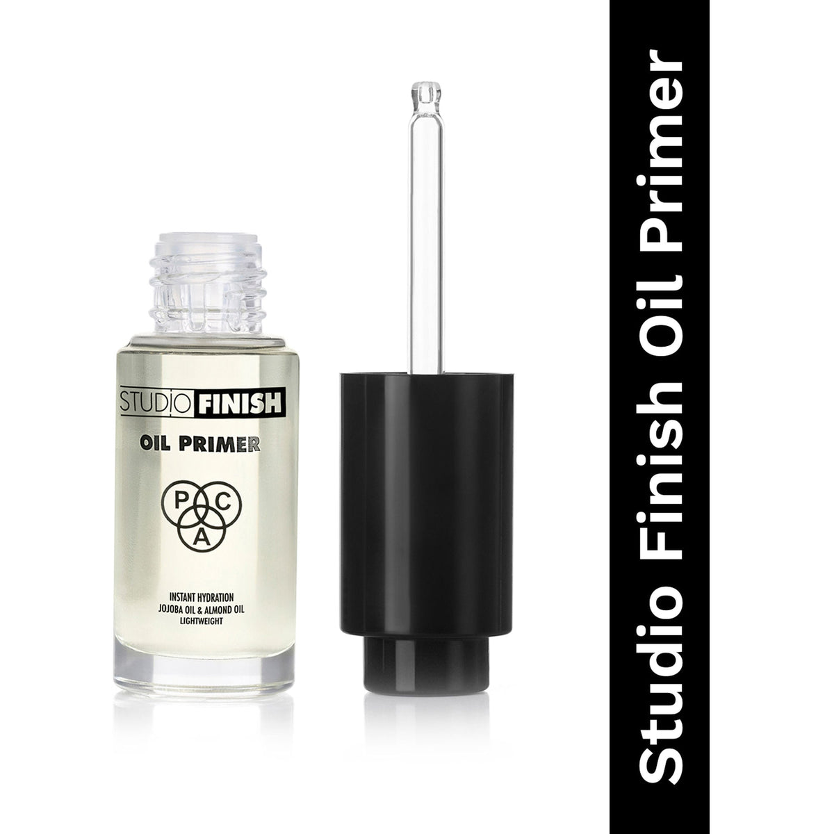 PAC Studio Finish Oil Primer For Dry Skin - UltraLight, Fast Absorbing, Jojoba Oil Hydrates Skin | Grocsy