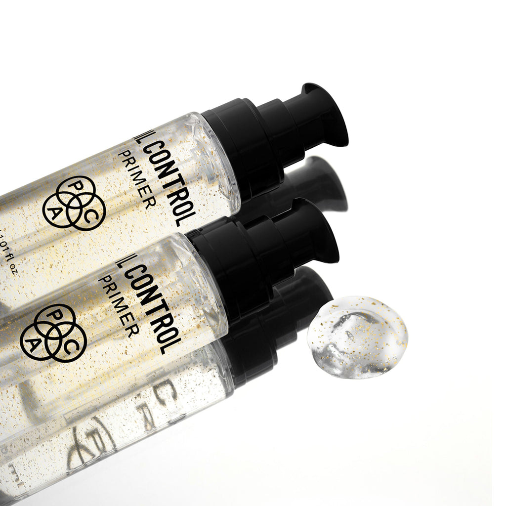 PAC Studio Oil Control Primer - Infused with 24K Gold Leaf Extracts, Controls Oil & Shine Minimizes Pores | Grocsy
