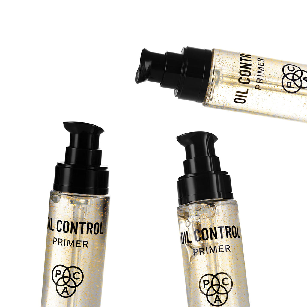 PAC Studio Oil Control Primer - Infused with 24K Gold Leaf Extracts, Controls Oil & Shine Minimizes Pores | Grocsy