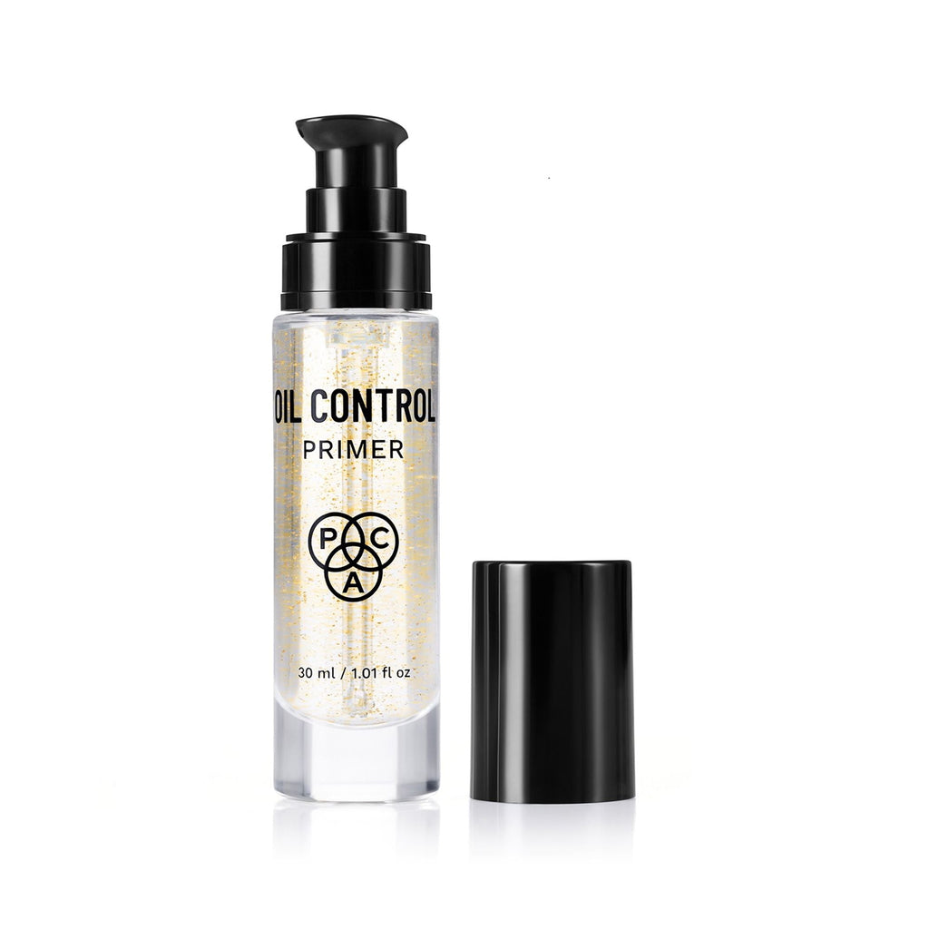 PAC Studio Oil Control Primer - Infused with 24K Gold Leaf Extracts, Controls Oil & Shine Minimizes Pores | Grocsy