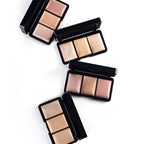 PAC Studio Trio Glow Highlighter X3 Gold - Ultra Blinding Finish, Silky Smooth Texture, Blends Seamlessly | Grocsy