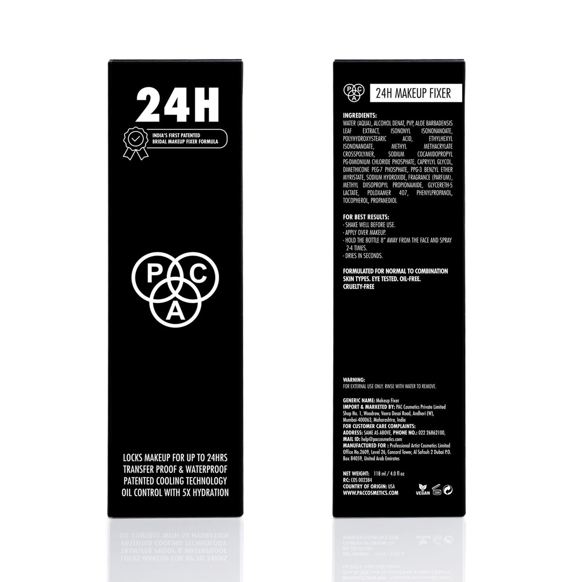PAC Studio 24H Makeup Fixer - Locks Makeup for 24H, Patented Bridal Formula, Waterproof & Transferproof | Grocsy