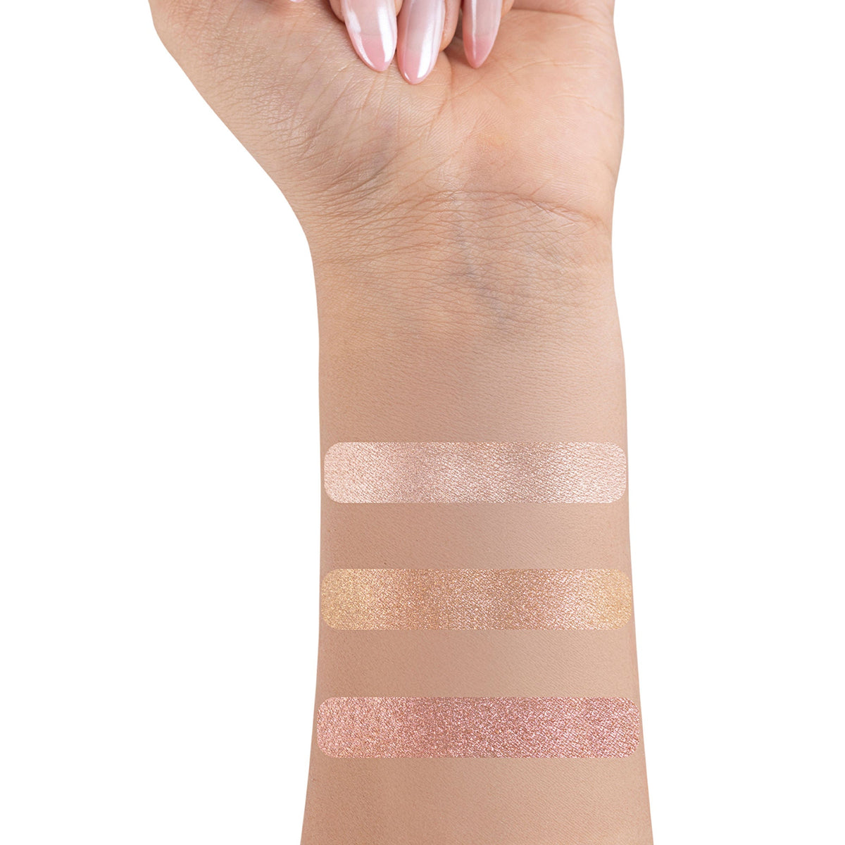 PAC Studio Trio Glow Highlighter X3 Pink - Ultra Blinding Finish, Silky Smooth Texture, Blends Seamlessly | Grocsy