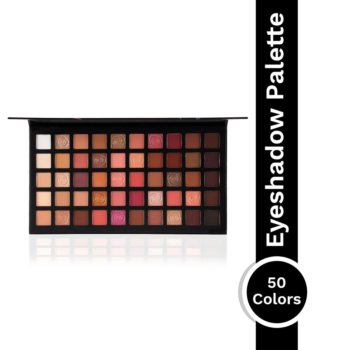 PAC Studio Rock & Rose Eyeshadow Palette - Blendable Mattes, Shimmers & Chromes, Perfect Transition Shades | Grocsy