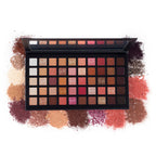 PAC Studio Rock & Rose Eyeshadow Palette - Blendable Mattes, Shimmers & Chromes, Perfect Transition Shades | Grocsy
