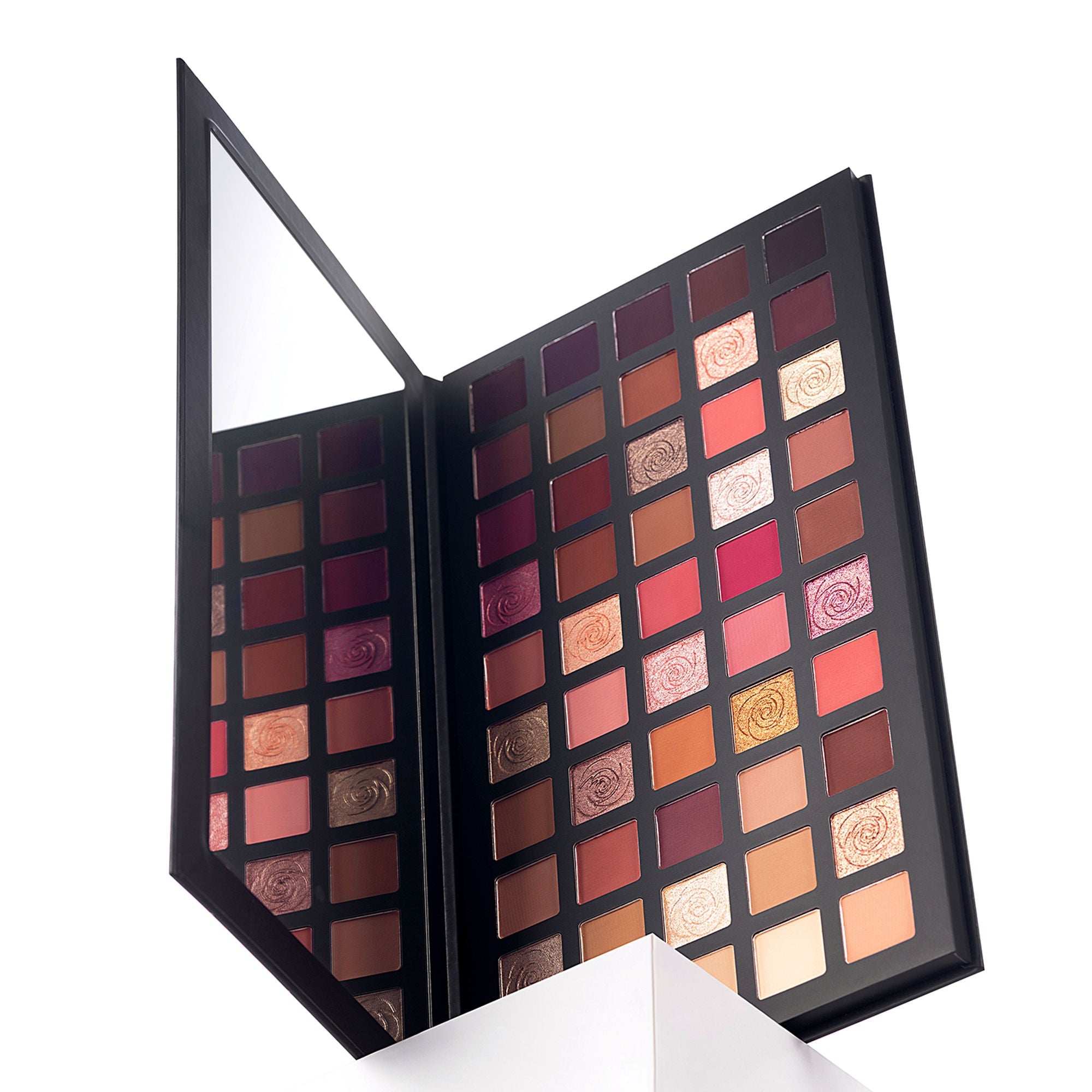PAC Studio Rock & Rose Eyeshadow Palette - Blendable Mattes, Shimmers & Chromes, Perfect Transition Shades | Grocsy
