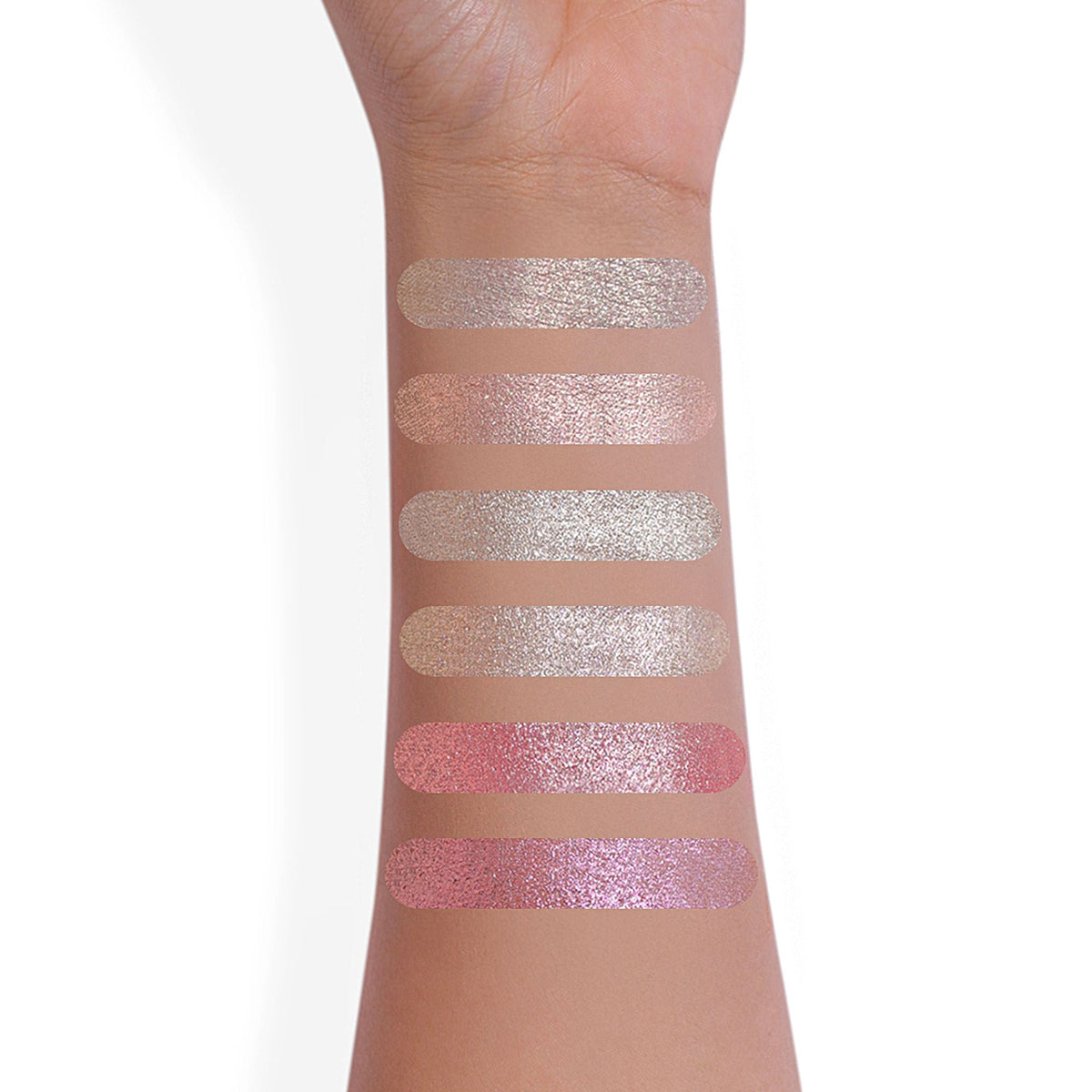 PAC Studio Spotlight Duo Chrome Highlighter Palette - Silky Smooth Blendable Multi Chromes, Intense Payoff | Grocsy