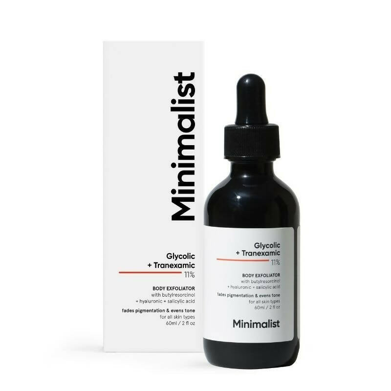 Minimalist Glycolic +Tranexamic 11% Body Exfoliator | Grocsy
