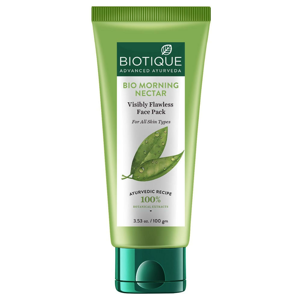 Biotique Bio Morning Nectar Visibly Flawless Face Pack | Grocsy
