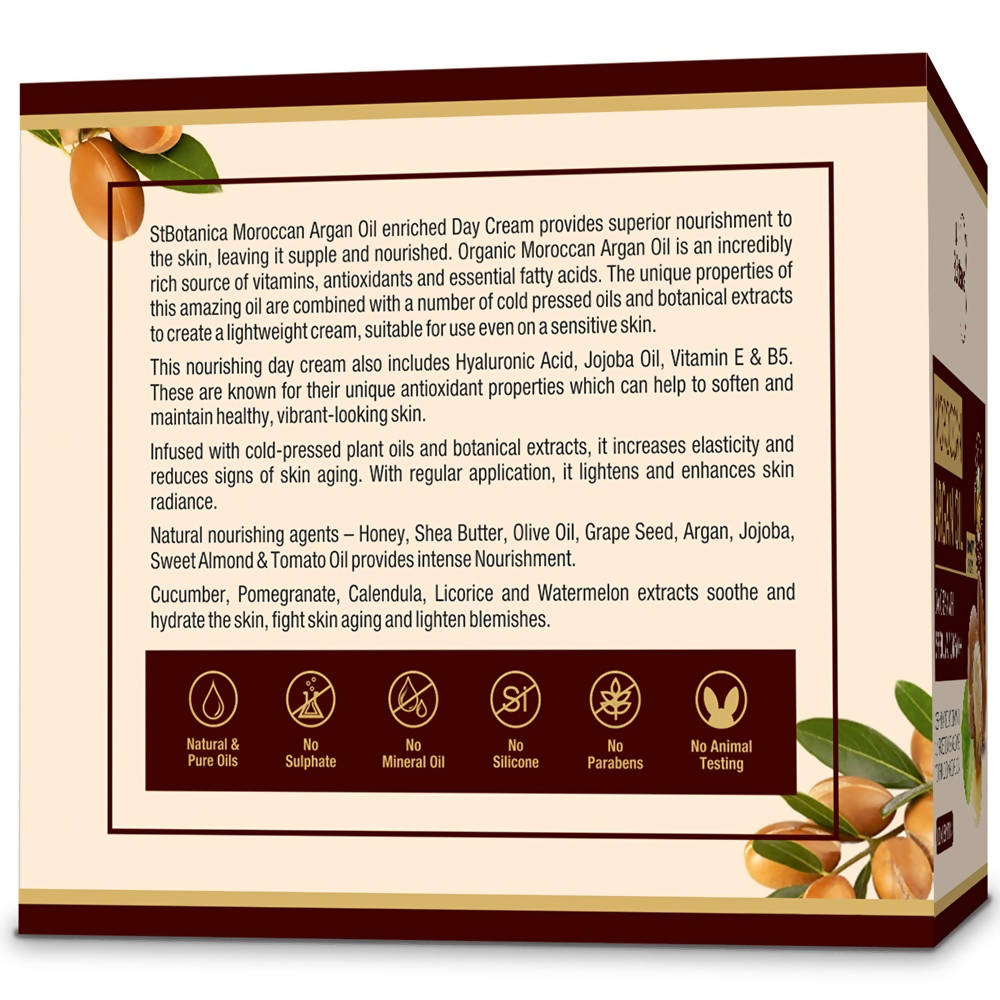 St.Botanica Moroccan Argan Oil Day Cream | Grocsy