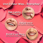 Mamaearth Creamy Matte Long Stay Lipstick - Pink Camellia | Grocsy