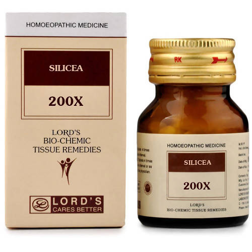 Lord's Homeopathy Silicea Biochemic Tablets | Grocsy