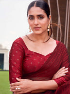 Tikhi Imli Striped Ready to Wear Saree | Grocsy