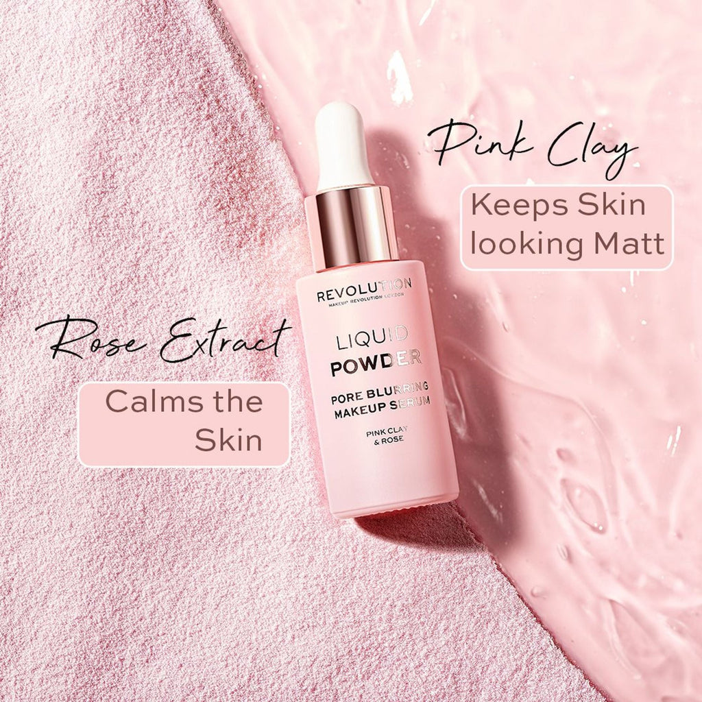 Makeup Revolution Liquid Powder Make Up Serum | Grocsy