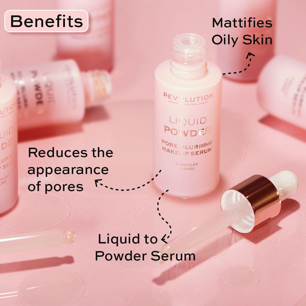 Makeup Revolution Liquid Powder Make Up Serum | Grocsy