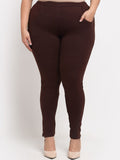 TAG 7 Women Plus Size Ankle-Length Leggings | Grocsy