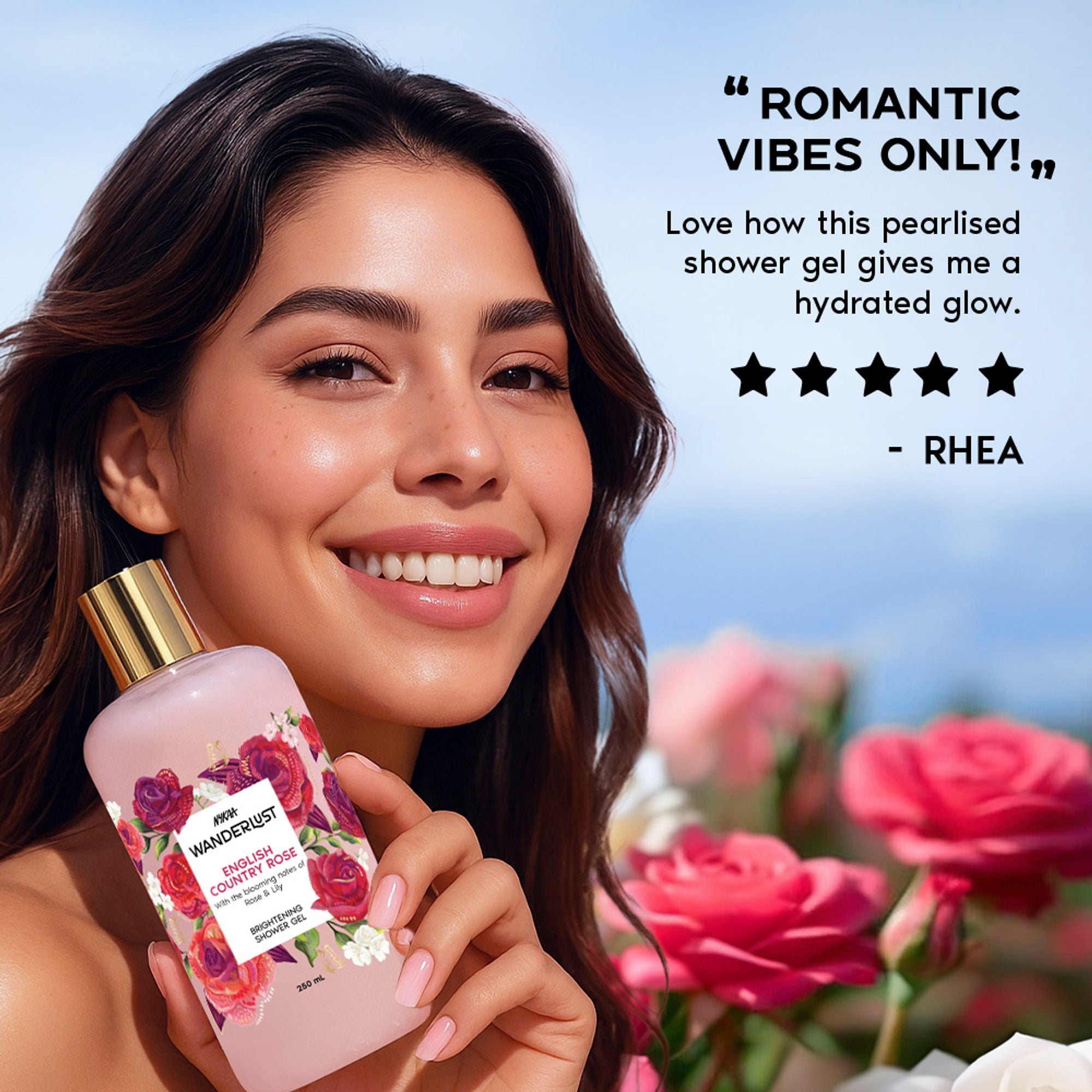 Wanderlust Shower Gels - English Country Rose | Grocsy