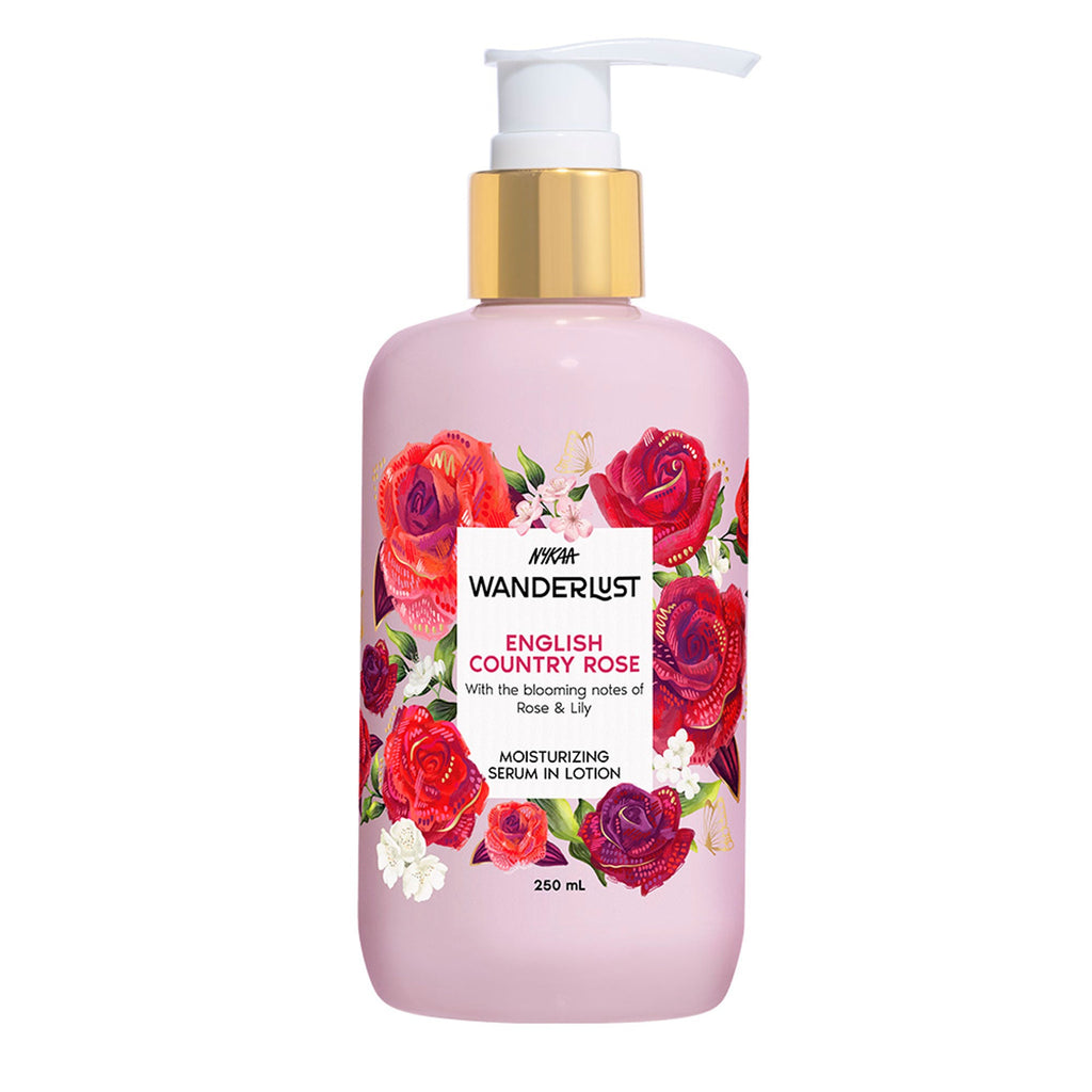 Wanderlust Moisturizing Body Lotion - English Country Rose | Grocsy