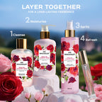 Wanderlust Fragrance Mist For Her - English Country Rose | Grocsy